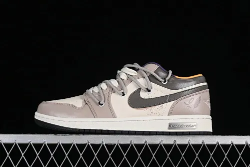 All categories Air Jordan Jordan series basketball shoes Air Jordan 1 Low High-end customization Low-top sneakers Air Jordan 1 Low AJ1 Joe 1 Panda Prank Street Graffiti-Angel Demon Low-top basketball shoes DQ8421-001